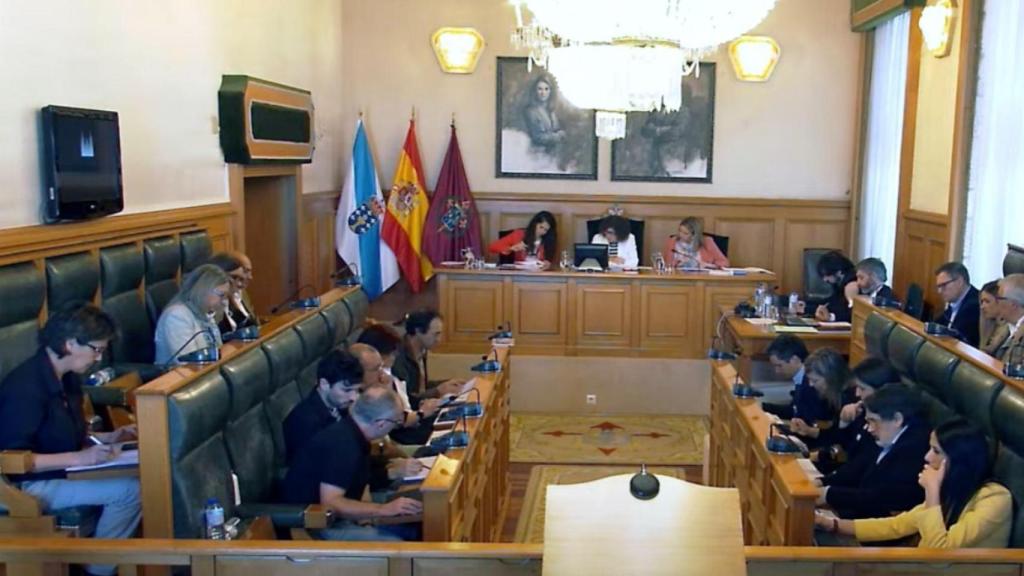Pleno del Concello de Santiago.