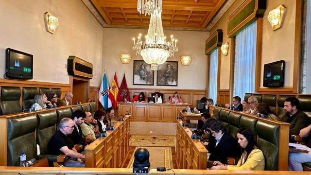 Pleno de Santiago celebrado este jueves.