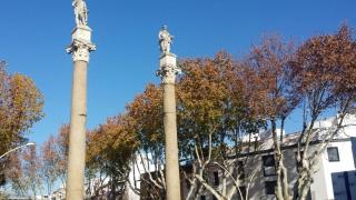 Columnas de la Alameda de Hércules.