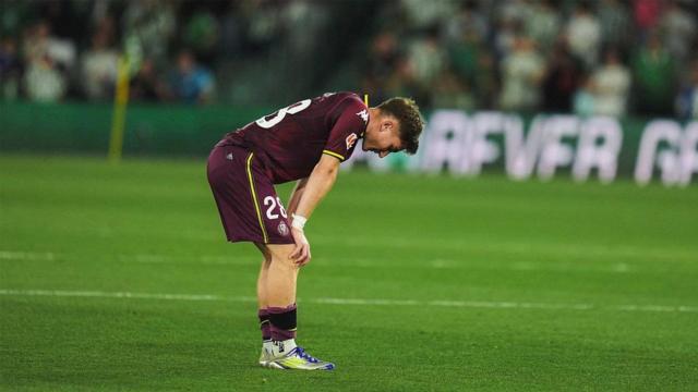 Chuki tras confirmarse el descenso del Real Valladolid