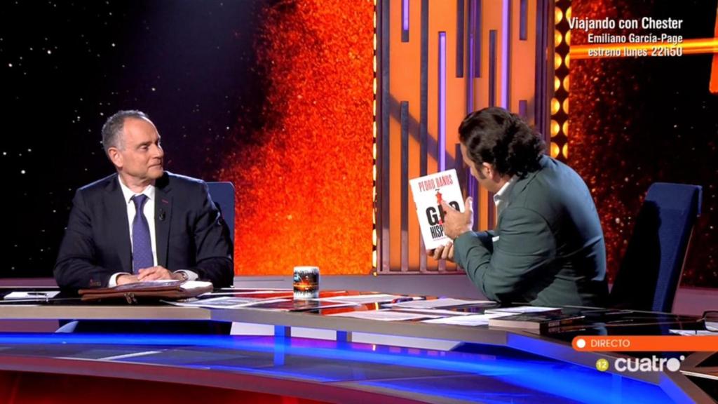 Pedro Baños e Iker Jiménez en 'Horizonte'.