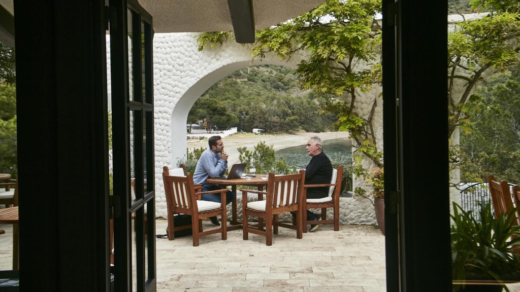 Ferrán Adrià en elBulli1846 durante la entrevista con EL ESPAÑOL.