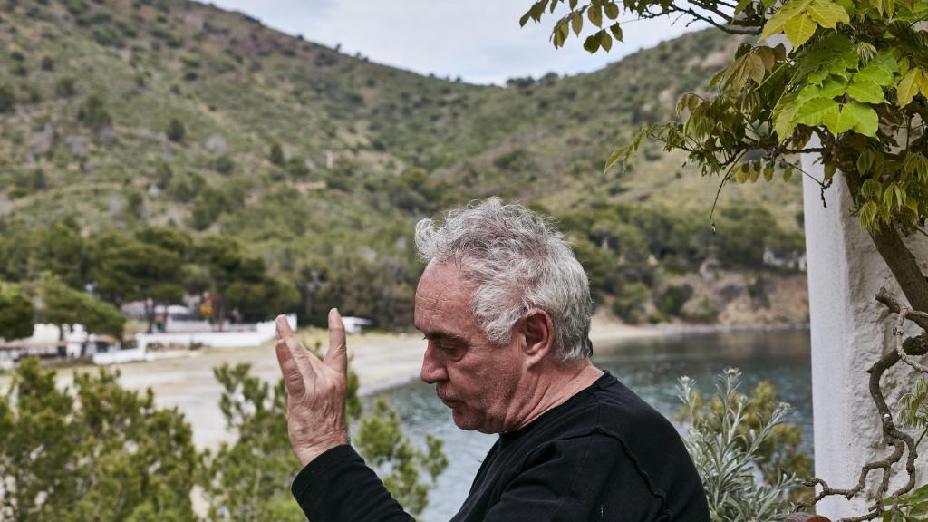 Ferrán Adrià en elBulli1846 durante la entrevista con EL ESPAÑOL.