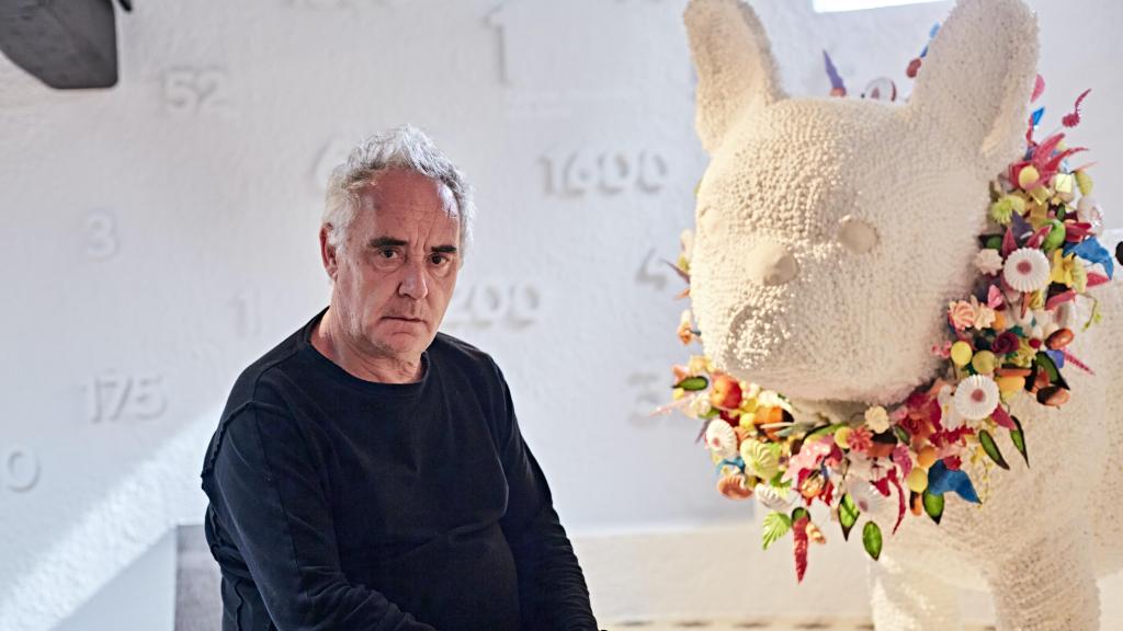 Ferrán Adrià en elBulli1846 durante la entrevista con EL ESPAÑOL.