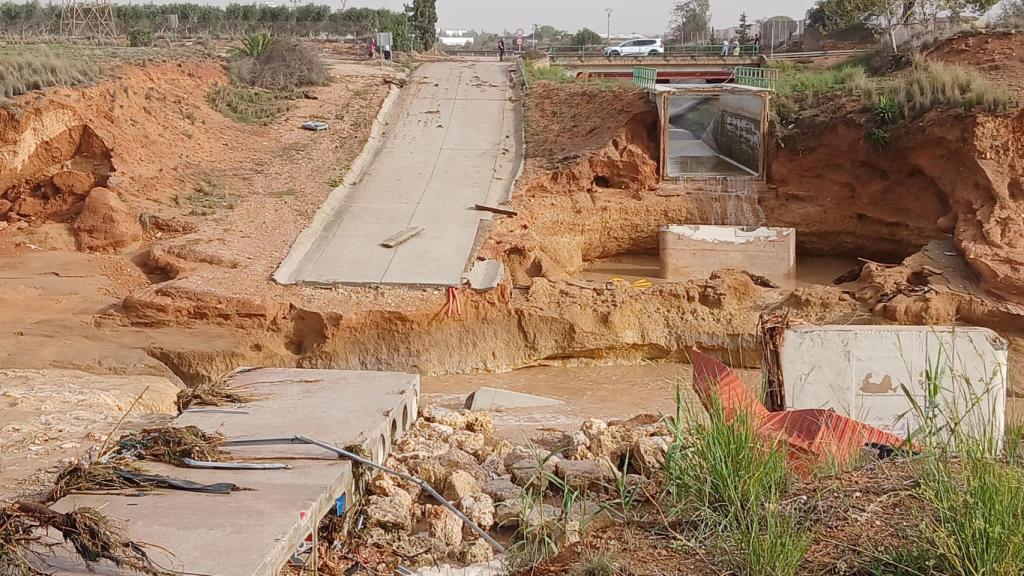 Barranco de La Horteta tras la dana. EE