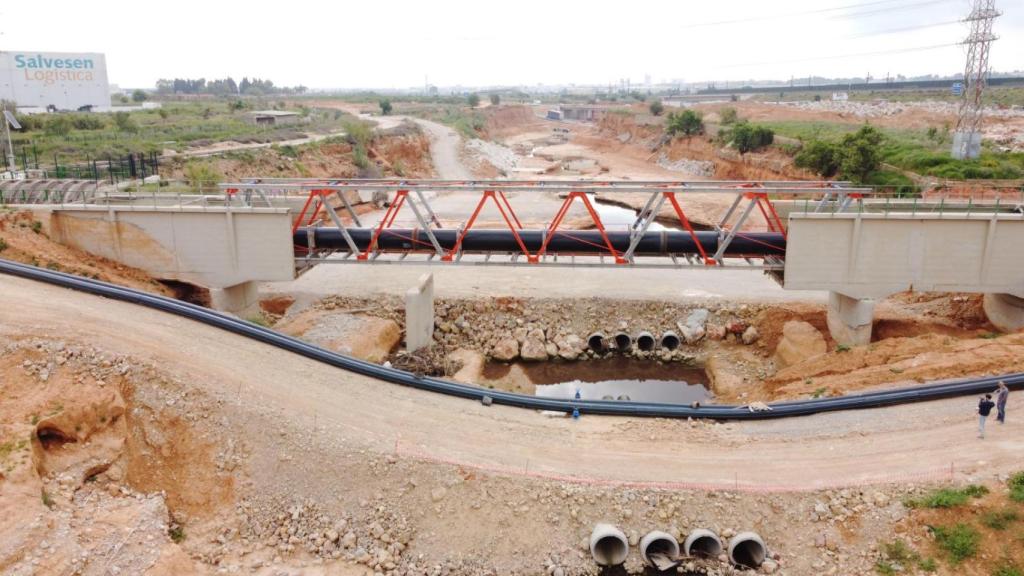 Barranco del Poyo tras las actuaciones. CHJ