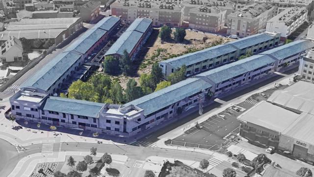 Imagen de las viviendas en La Cistérniga