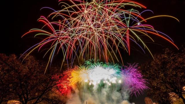 Imagen de archivo de la 'Nit del foc'. EE