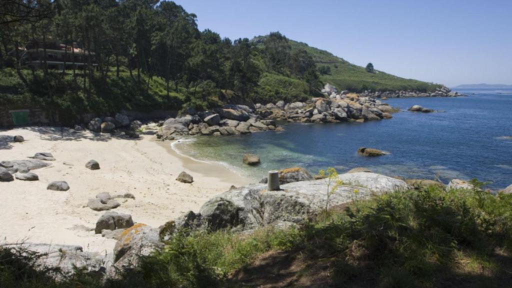 Playa de Pedrón en Bueu (Pontevedra)
