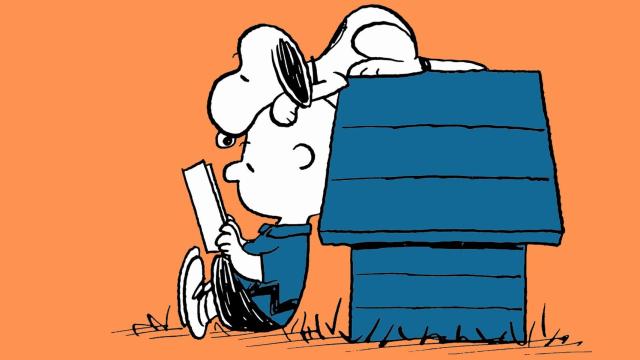 Ilustración de portada de 'Carlitos y Snoopy. Las mejores tiras de Peanuts', de Charles M. Schulz (Reservoir Books)