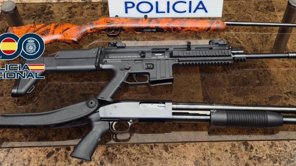 Material incautado en la operación.