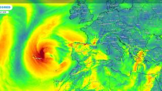 La Baja Fría en Altura (BFA) que se formará frente a España. Meteored.