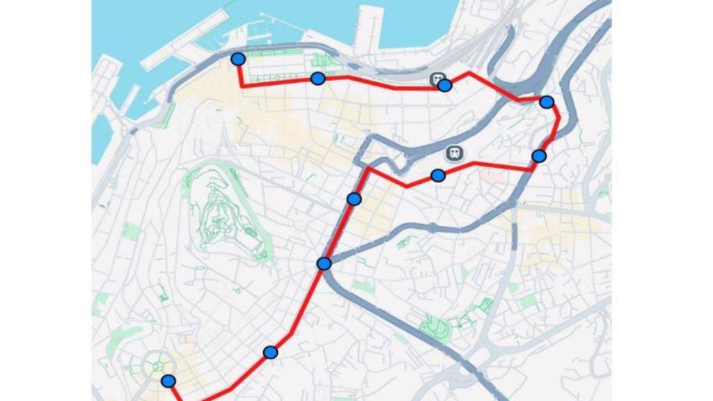 Propuesta de red ferroviaria para Vigo