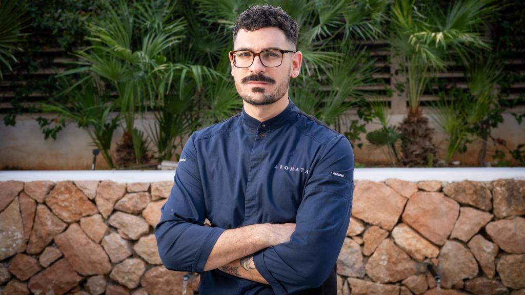 Edgar Rodríguez en las instalaciones del Hotel Palma Blanc de Mallorca.