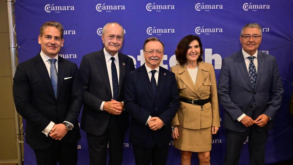 Karim Bulaix, Francisco de la Torre, Juan Jesús Vivas, Rocío Blanco y Francisco Salado.