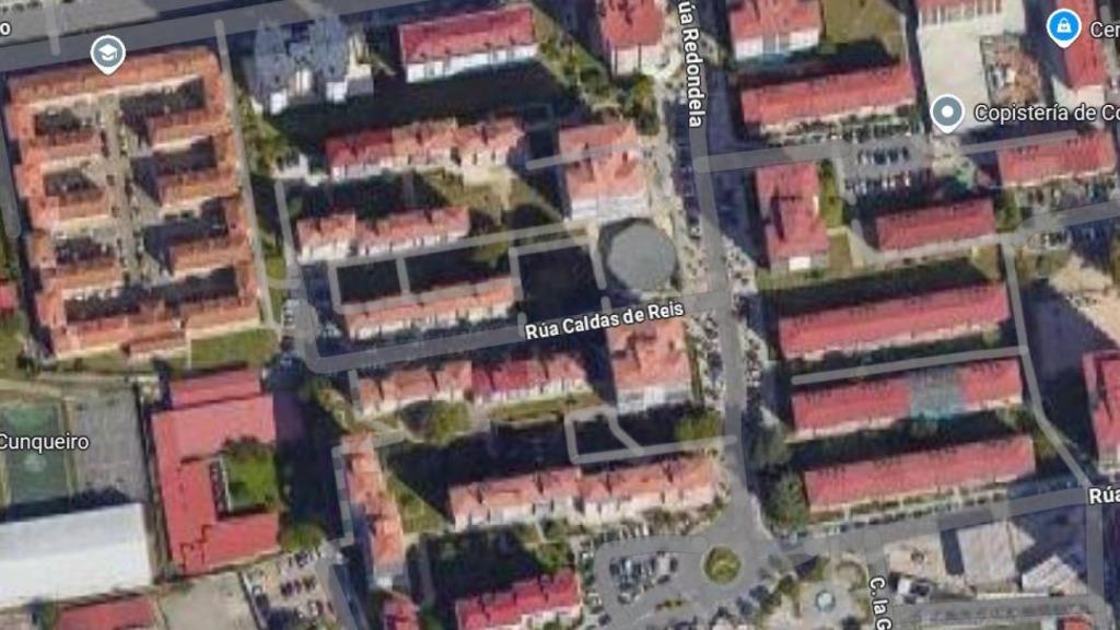 Vista de la calle Caldas de Reis, en Vigo