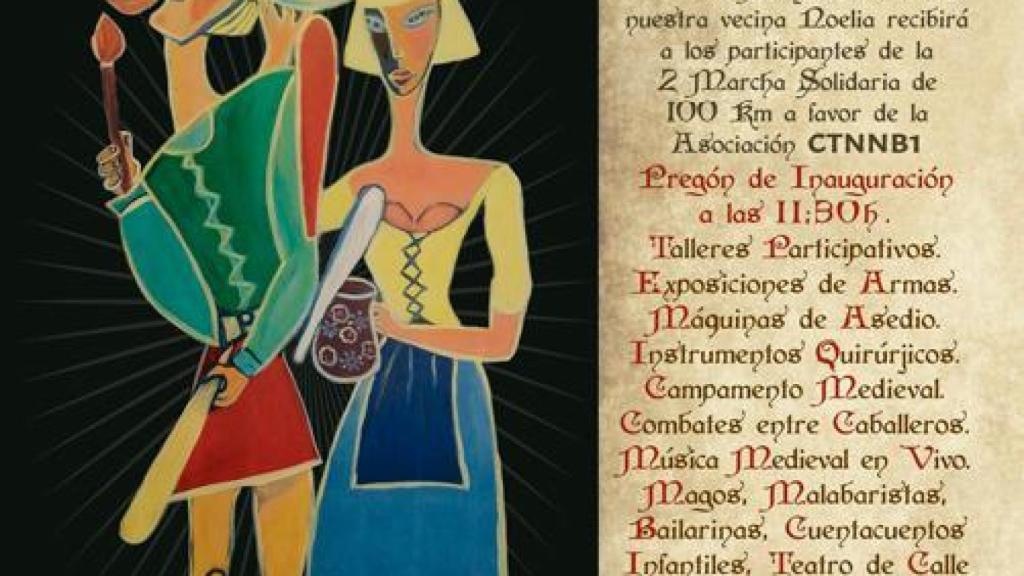 Cartel anunciador del Mercado Medieval  de Tamajón.
