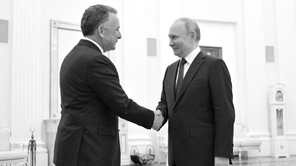 Vladímir Putin recibe al enviado americano Steve Witkoff en el Kremlin.