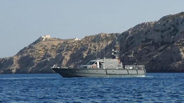 El patrullero 'Isla de León' se encuentra actualmente realizando labores de vigilancia en el Peñón de Alhucemas.