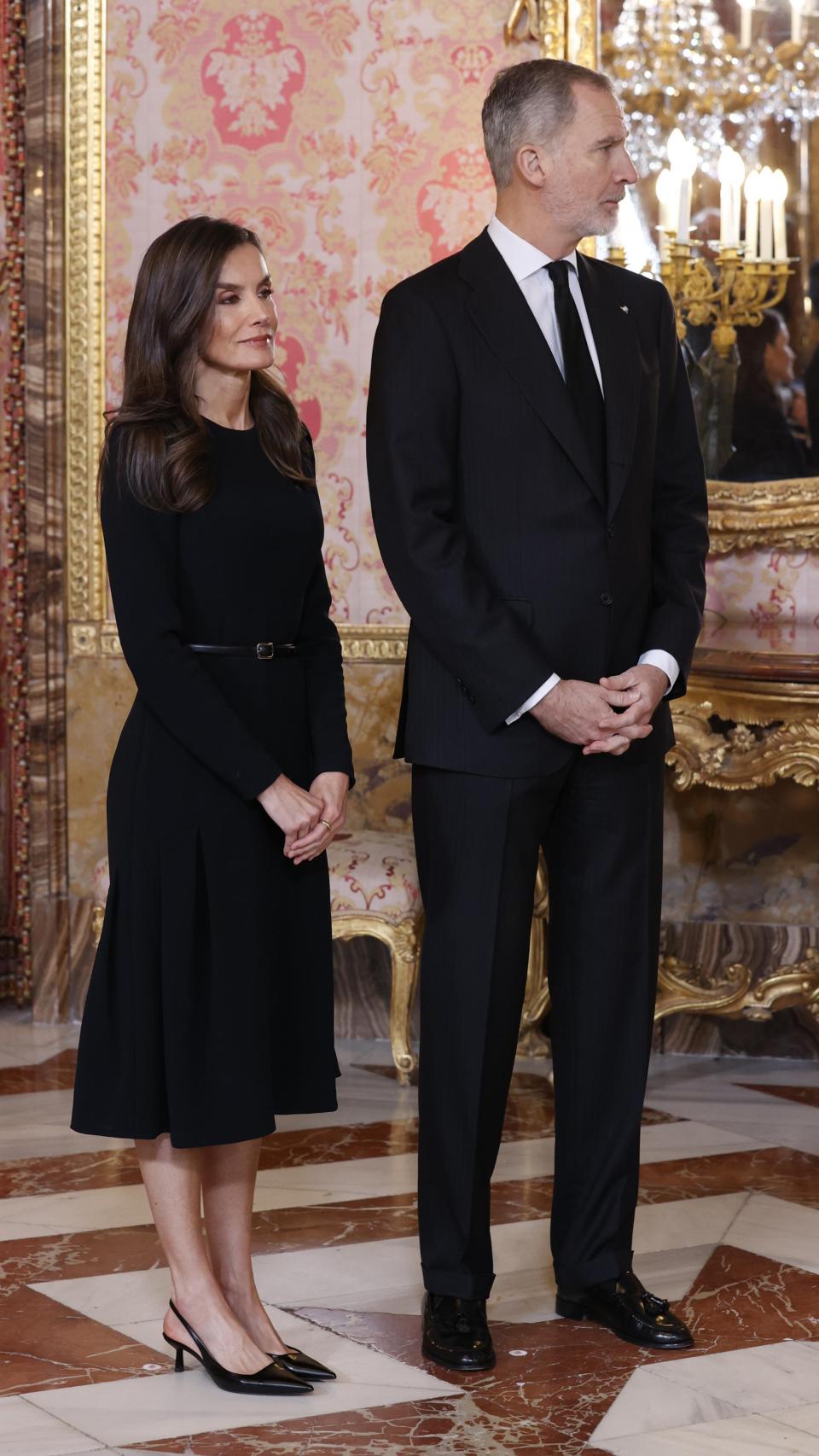 Los reyes de España, hace unos días, en Madrid.