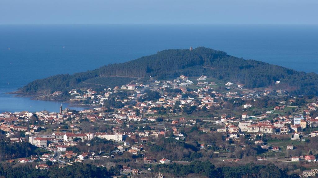 Vista aérea de Nigrán.