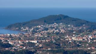 Vista aérea de Nigrán.