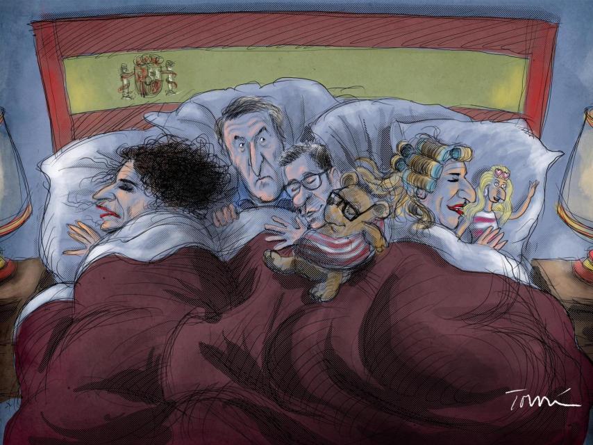 Noche en la embajada: Feijóo ha dormido bajo el mismo techo que Montero, Díaz y Bolaños para asistir al funeral del Papa