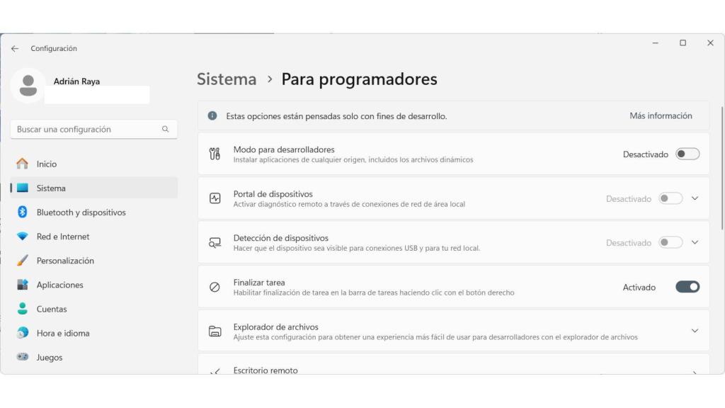 Cómo activar la función de Finalizar tarea en Windows 11