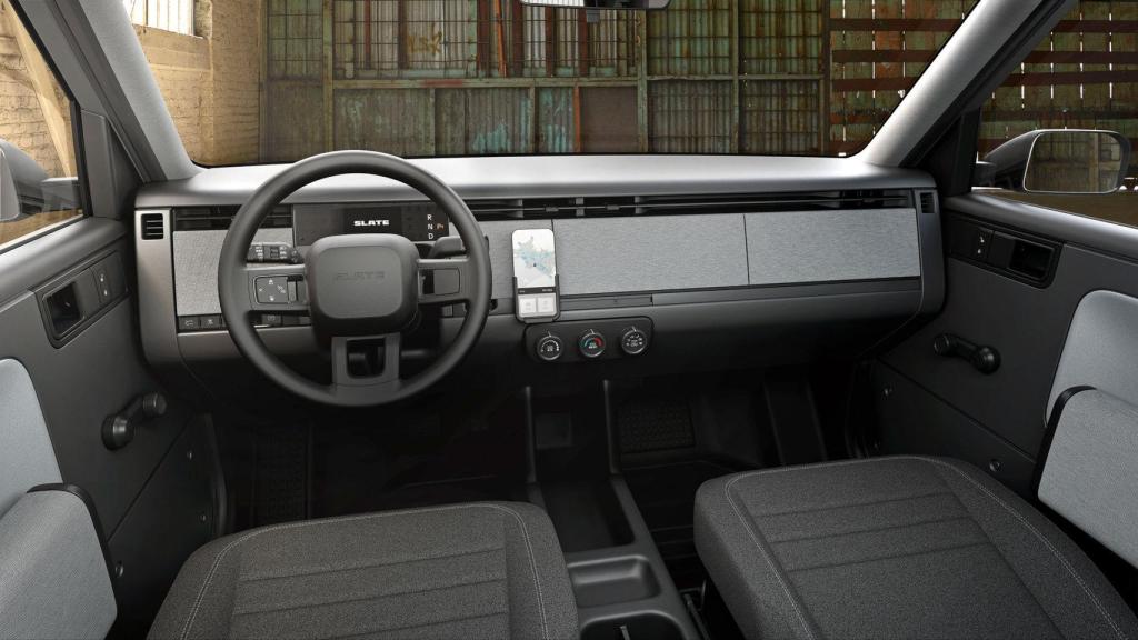 Interior del Slate Truck