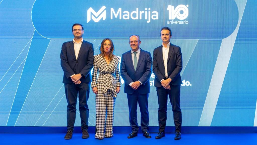Alejandro Escario, Maria Gigante, Juan Alfonso Ruiz Molina e Ismael Moreno, de izquierda a derecha.