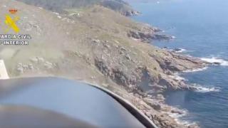 Operativo de búsqueda en Fisterra del vecino de Frades desaparecido.