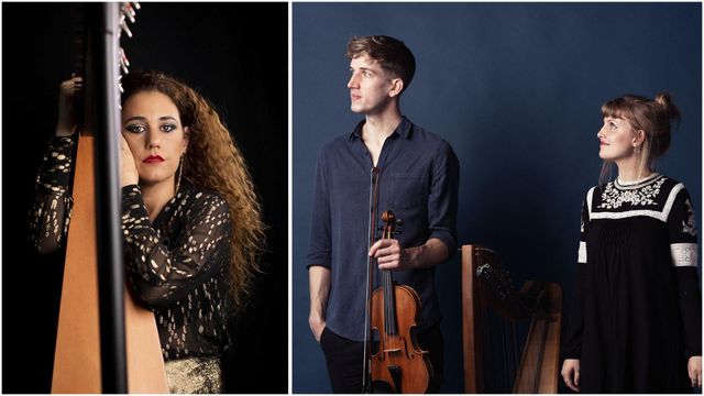 Ana Crismán y Rebecca Hill actuarán este 2025 en el Noia Harp Fest.