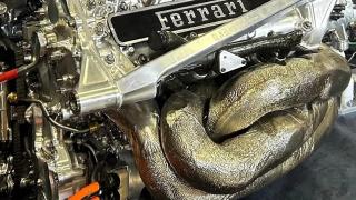 El motor de un Ferrari F1
