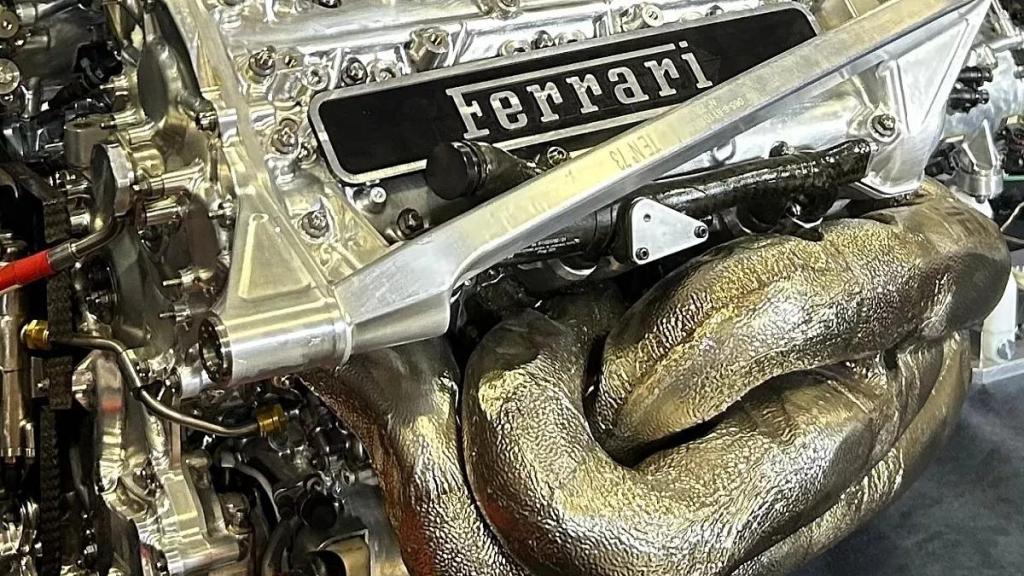 El motor de un Ferrari F1
