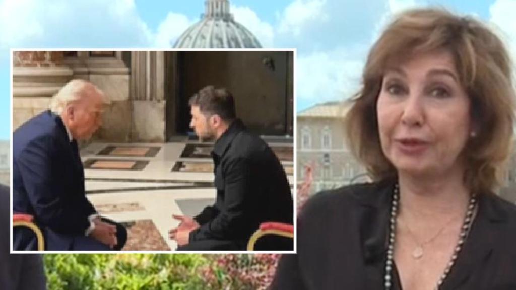 Ana Rosa Quintana comenta la reunión de Trump y Zelenski en el funeral del Papa.