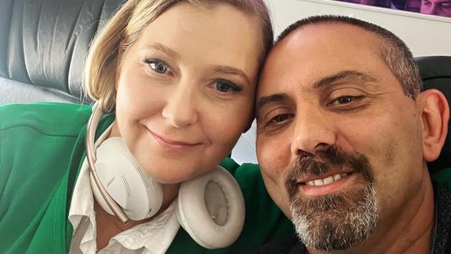 Virginia Giuffre junto a su marido, Robert Giuffre, en una imagen de las redes sociales de ella.