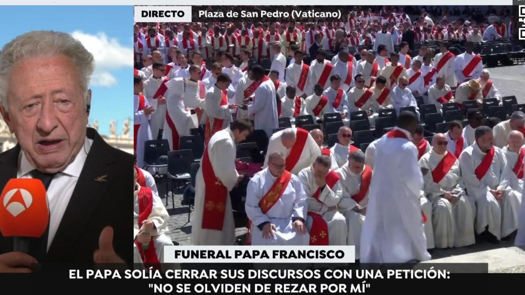Antonio Pelayo, corresponsal de 'Antena 3 Noticias' en Roma.