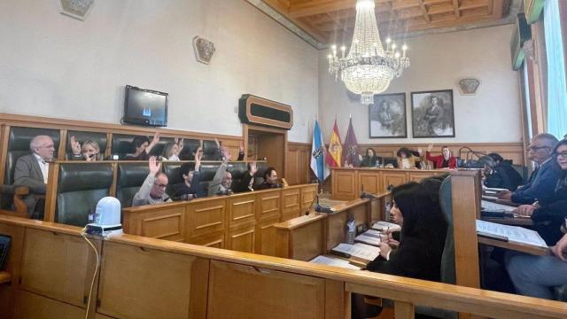 Pleno del Concello de Santiago.