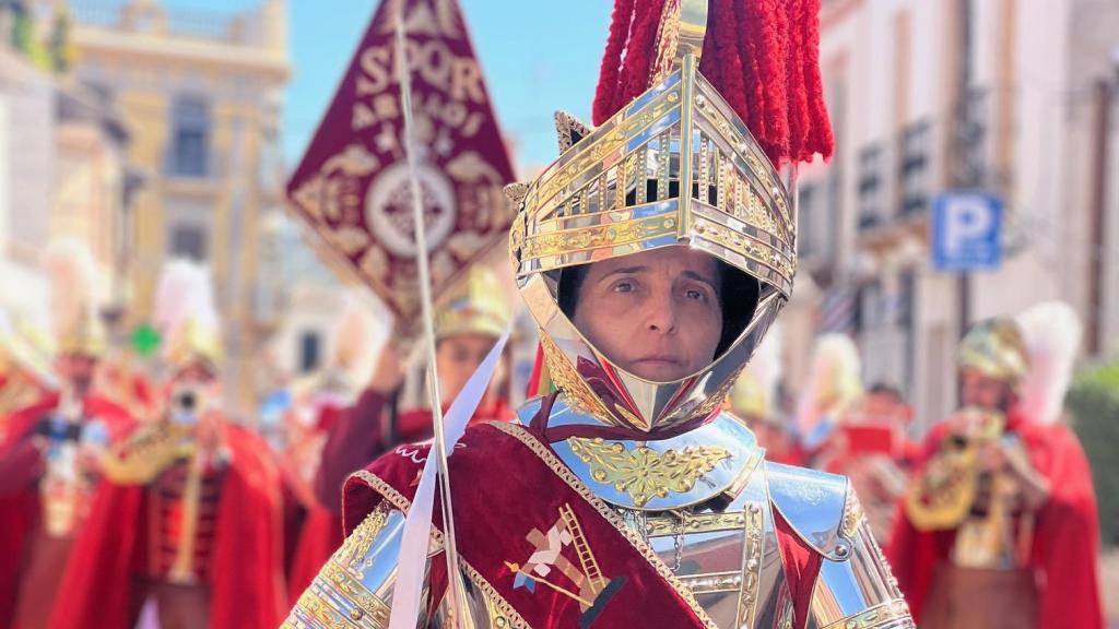 Uno de los participantes en la II Concentración Nacional de Centurias Romanas.