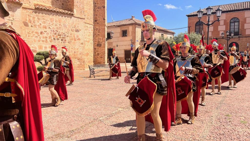 Recreación de una centuria romana en las calles de Moral de Calatrava.