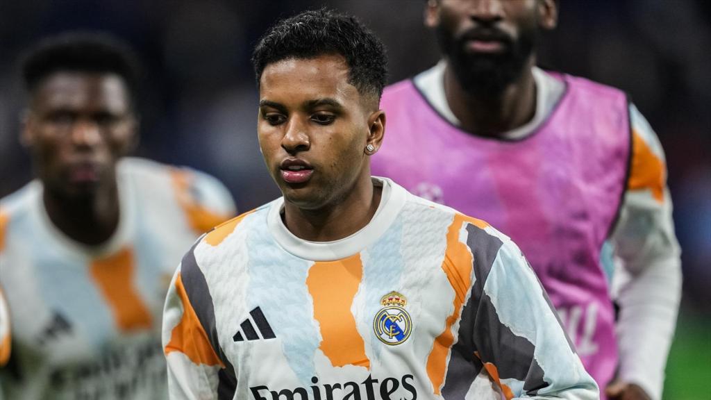 Rodrygo, con el Real Madrid