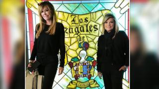 Terelu Campos y Lara Dibildos disfrutan de una comida en el restaurante Los Zagales