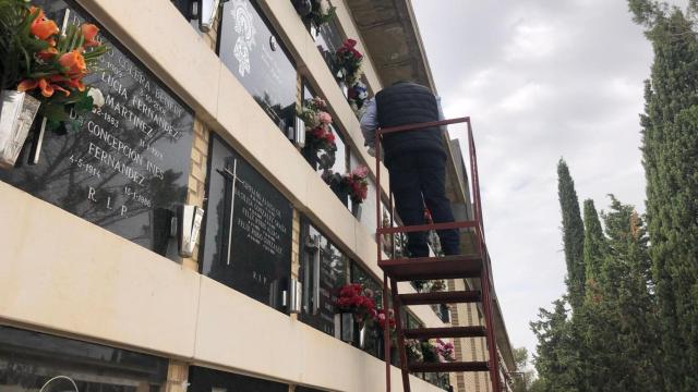 El cementerio de Torrero, el pasado día de Todos los Santos.