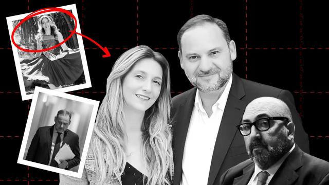 Claudia Montes, el exministro José Luis Ábalos y su asesor, Koldo García.