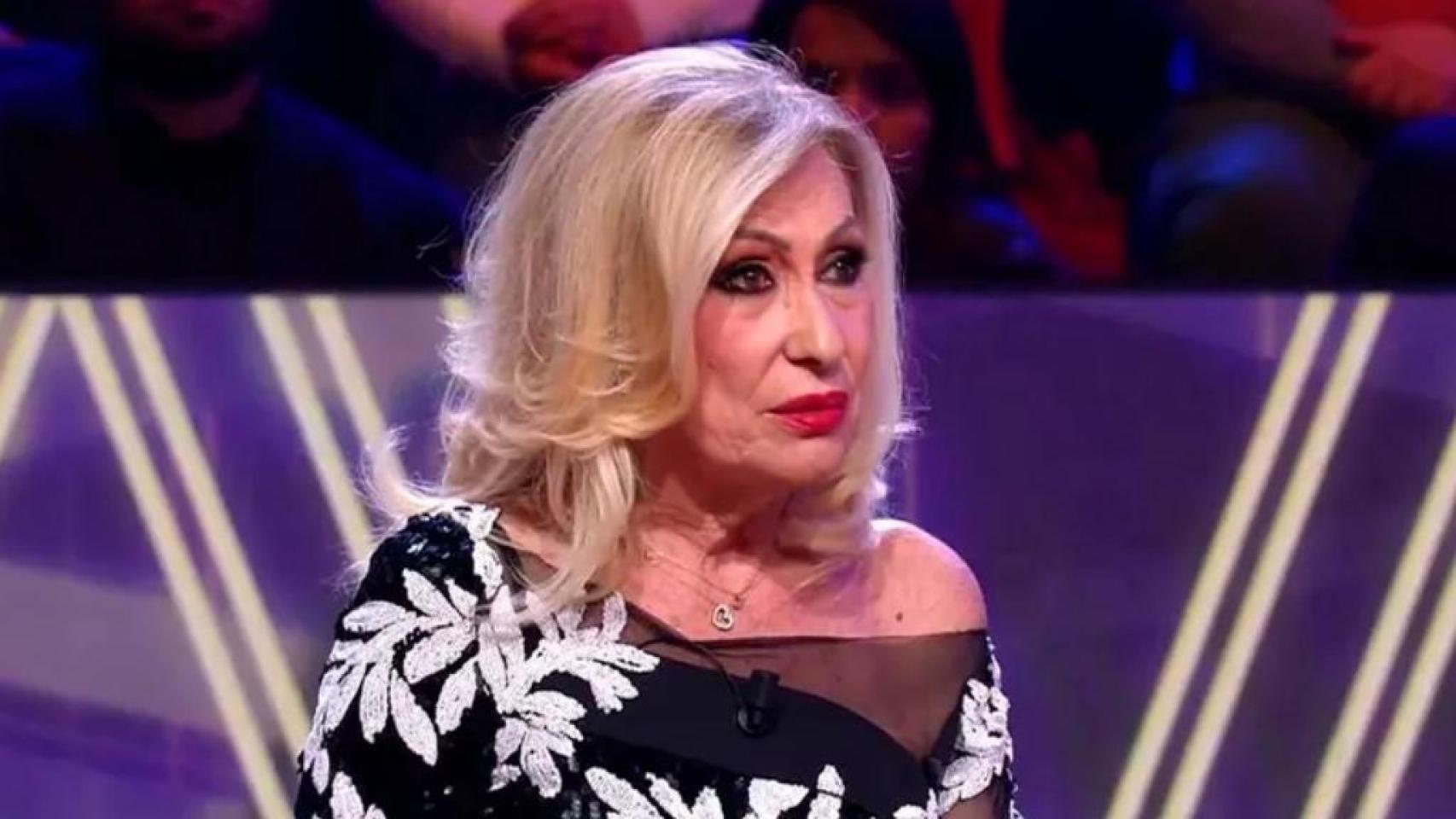 Rosa Benito en su última aparición en '¡De viernes!', en Telecinco.