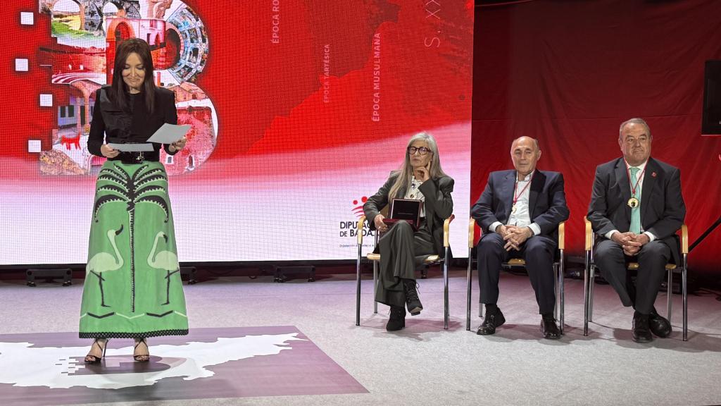 La vicepresidenta ejecutiva de EL ESPAÑOL, durante el acto de entrega.