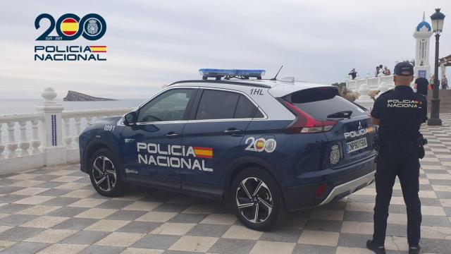 La Policía Nacional en Benidorm, en una imagen de archivo. CNP