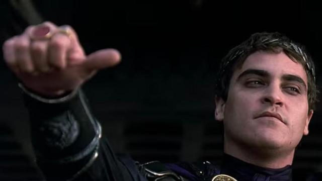 Joaquín Phoenix, en Gladiator.