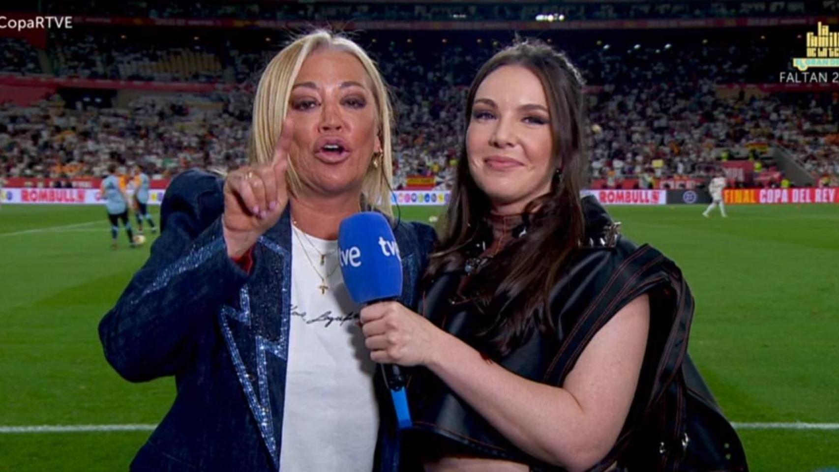 Belén Esteban e Inés Hernand, rostros de 'La familia de la tele'.