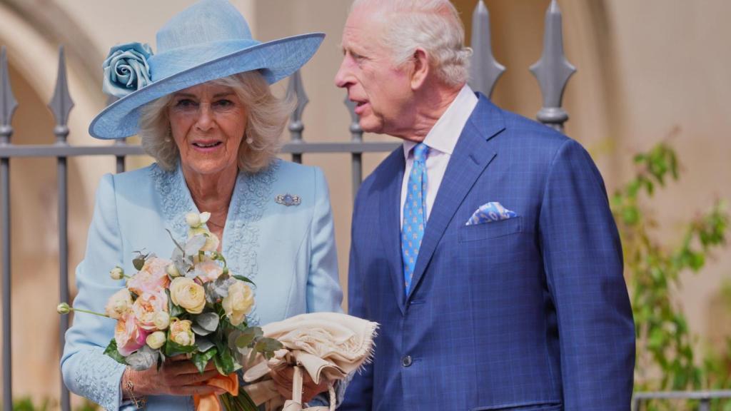 Los reyes de Inglaterra, Carlos III y Camila, en un acto reciente.